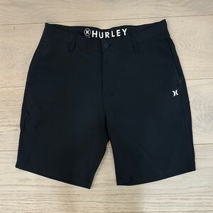 Hurley Black Athletic Shorts quick dry new with out tags size 34